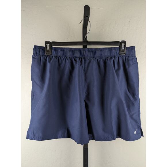 Nike Swim 5 Inch Volleyball Shorts Trunks NESSA560 Midnight Navy - Picture 3 of 8